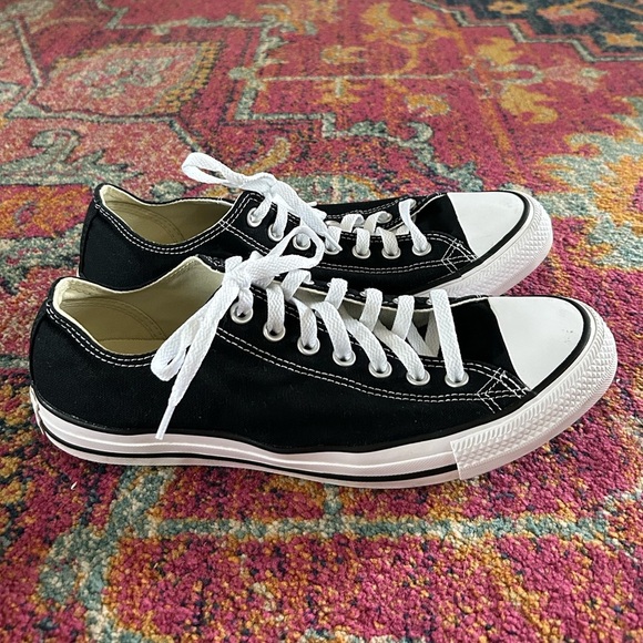Converse | Unisex black classic All Star lace up sneakers Men’s 9.5 Women’s 11.5 - Picture 11 of 16